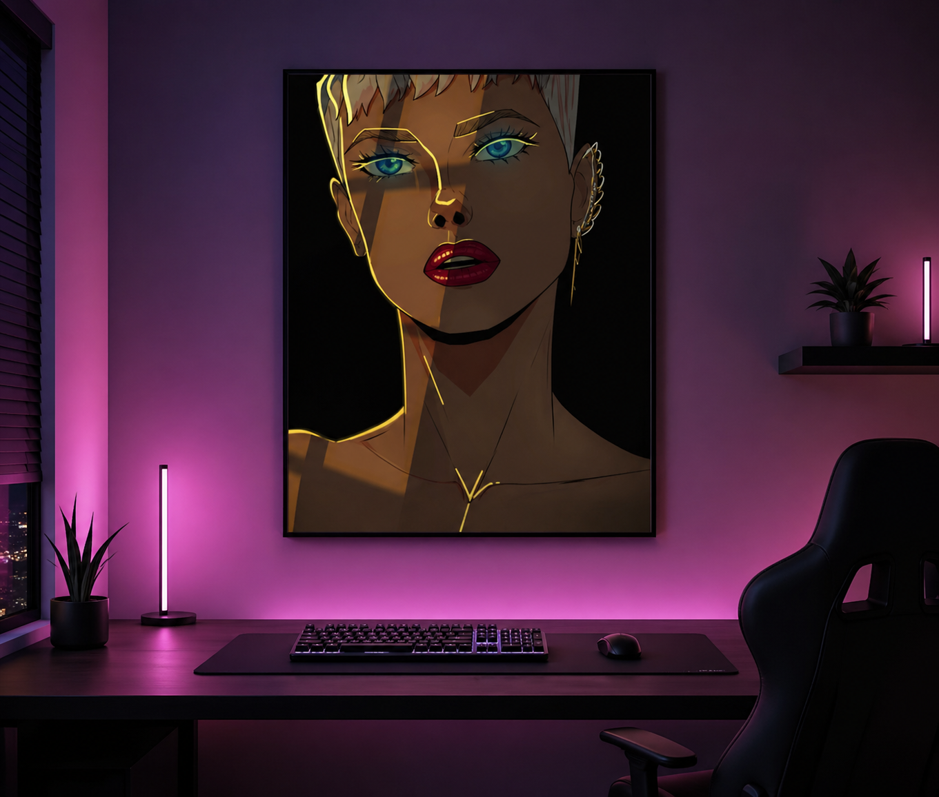 Poster -Golden Gaze